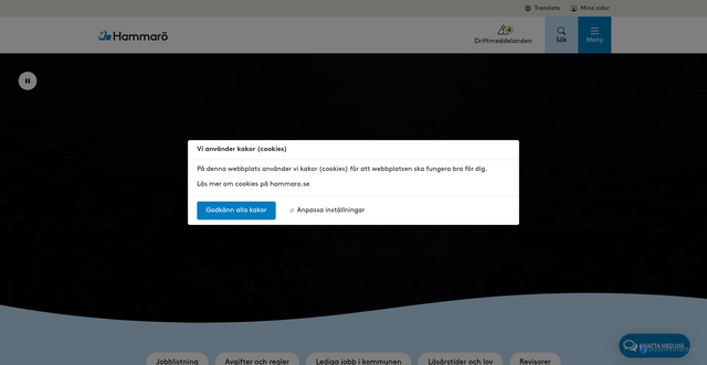 Security scan screenshot of https://hammaro.se/