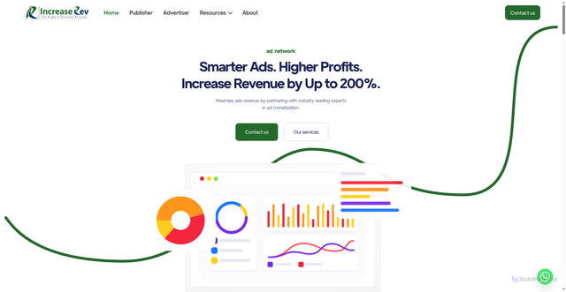Security scan screenshot of https://increaserev.com