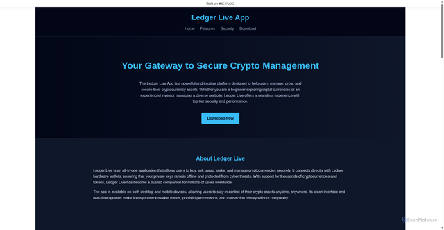 Security scan screenshot of https://livepage-en.wixstudio.com/us-en