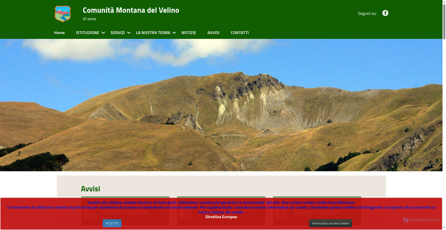 Security scan screenshot of https://velino.it/