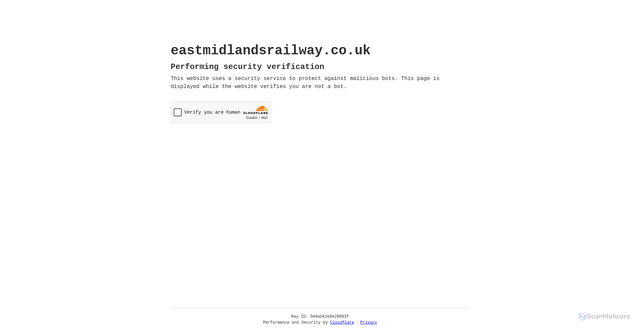 Security scan screenshot of https://eastmidlandsrailway.co.uk