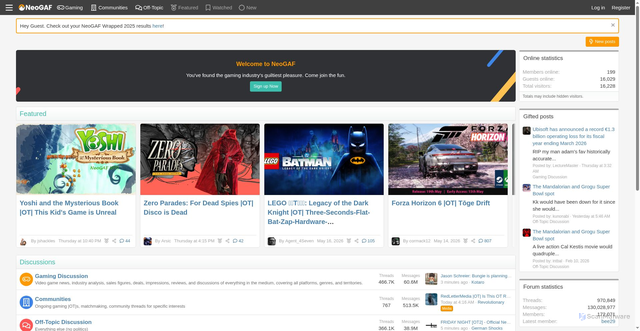 Security scan screenshot of https://mail.neogaf.com
