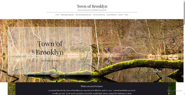 Security scan screenshot of https://www.brooklyntownwashburnwi.gov/