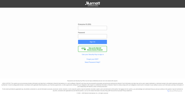 Security scan screenshot of https://mgscloud.marriott.com