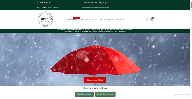 Security scan screenshot of https://byoms.se