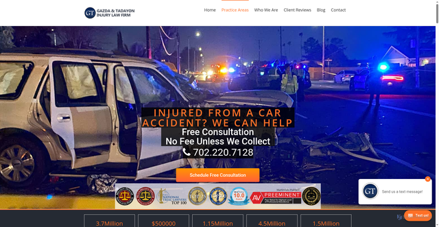 Security scan screenshot of https://www.gazdatadayon.com/car-accident-attorneys-las-vegas-nv/