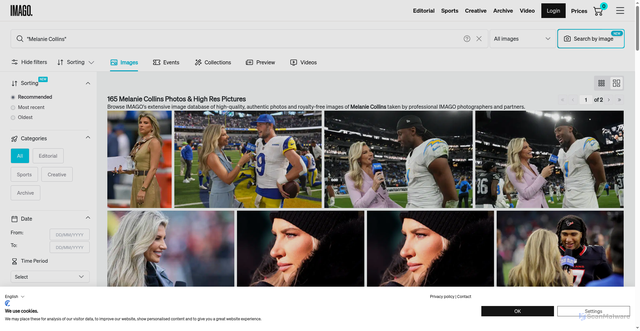 Security scan screenshot of https://www.imago-images.com/photos/melanie-collins