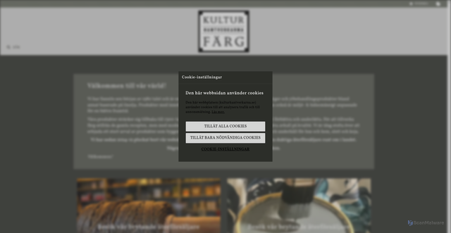 Security scan screenshot of https://kulturhantverkarna.se