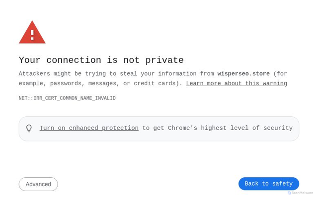 Security scan screenshot of http://wisperseo.store/assets/landing/images/shape/blur-l.html