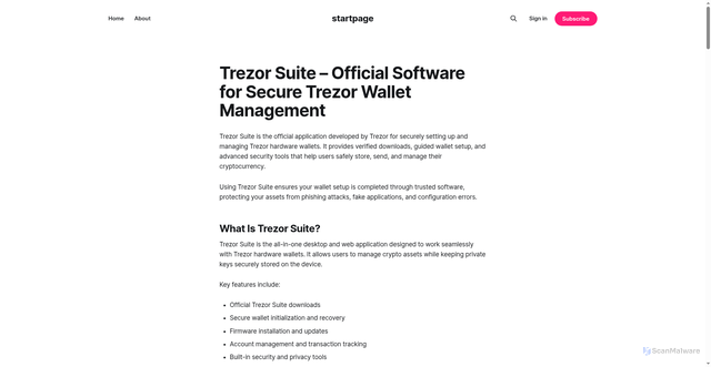 Security scan screenshot of https://comstarthelp.ghost.io/suiteapp/