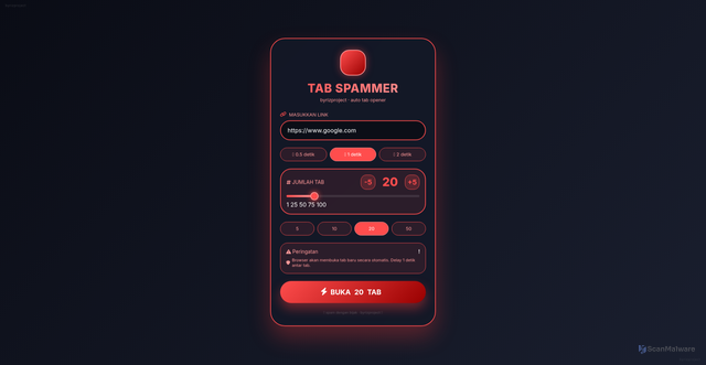 Security scan screenshot of https://nglspamer-qh23wwostk.edgeone.app/