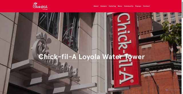 Security scan screenshot of https://www.chickfilachicago.com/