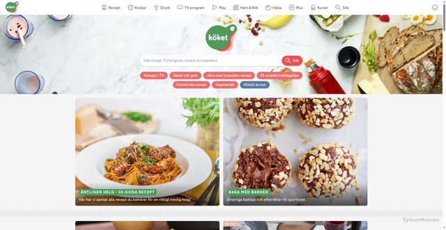 Security scan screenshot of https://koket.se