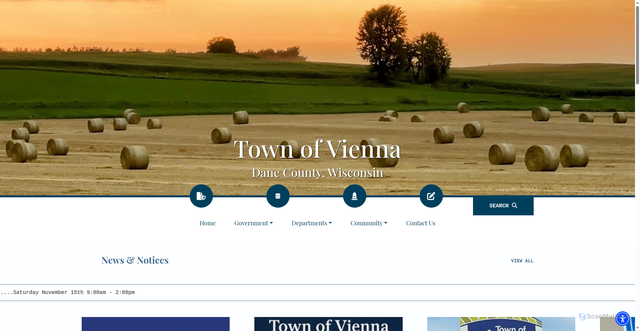 Security scan screenshot of https://viennawi.gov/