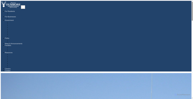 Security scan screenshot of https://dunmorepa.gov/