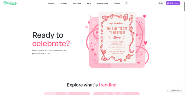 Security scan screenshot of https://greetingsisland.com