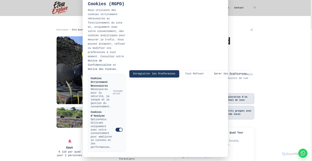 Security scan screenshot of https://etna-explore.pages.dev/fr/excursions/excursion-etna-quad/