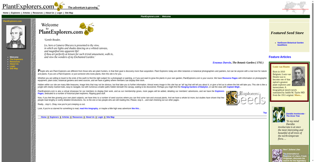 Security scan screenshot of https://plantexplorers.com