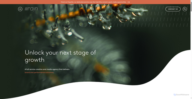 Security scan screenshot of https://rain-staging.com