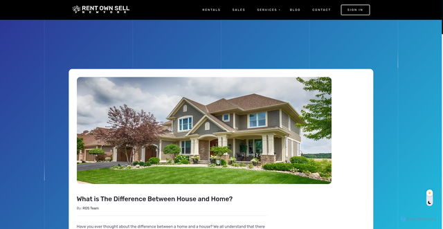 Security scan screenshot of https://www.nyrentownsell.com/blog/difference-between-house-and-home
