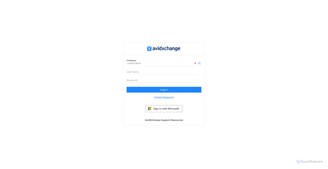 Security scan screenshot of https://0568tx.ascend.banktel.com