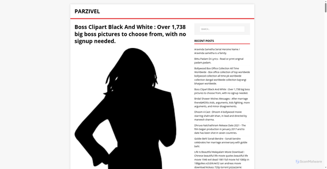 Security scan screenshot of https://ziparvel.pages.dev/post/boss-clipart-black-and-white/