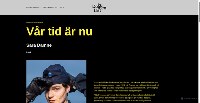 Security scan screenshot of https://dokumentart.se