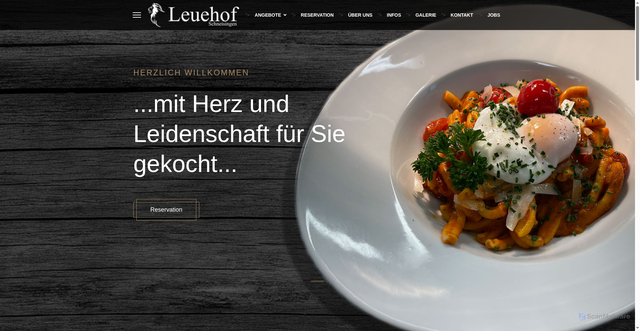 Security scan screenshot of https://www.restaurant-leuehof.ch