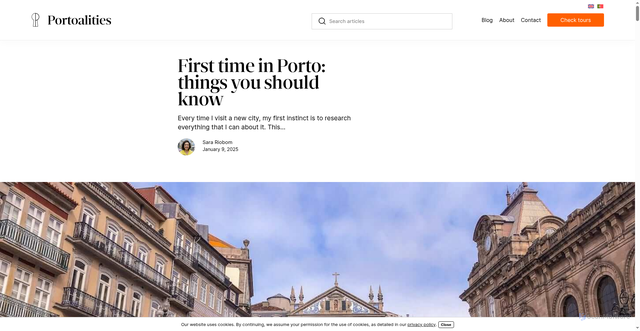 Security scan screenshot of https://portoalities.com/en/first-time-in-porto-things-you-should-know/