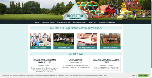 Security scan screenshot of http://www.rogerstonecommunitycouncil.com/Home__33306.aspx