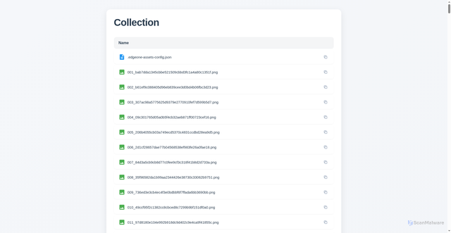 Security scan screenshot of https://xhs-assets-perm-t2ankdaxn8.edgeone.app/