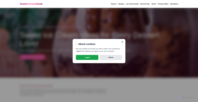 Security scan screenshot of https://sweet-ice-cream-guide-e18f945deb00.herokuapp.com/?gad_source=5&gad_campaignid=23835545175&gclid=CjwKCAjwn4vQBhBsEiwAq3hhNw9U05Zlznm0mrTGx72P0zvSMjV4PVPjVNqocJSsQvu5i_H1QnygDBoCkp4QAvD_BwE