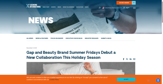 Security scan screenshot of https://licensinginternational.org/news/gap-and-summer-fridays-debut-a-new-collaboration-this-holiday-season/