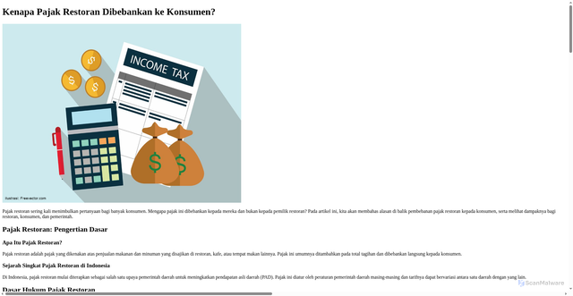 Security scan screenshot of http://pajakrestoran.kursus-seo.workers.dev/