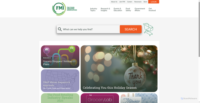 Security scan screenshot of https://fmi.org