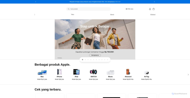 Security scan screenshot of https://ibox.co.id