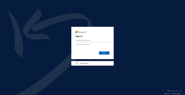 Security scan screenshot of https://kinectricsinc.sharepoint.com