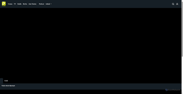 Security scan screenshot of https://rtmklik.rtm.gov.my/live/tv6