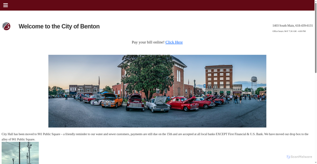 Security scan screenshot of https://www.bentonil.com/