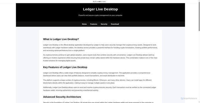 Security scan screenshot of https://webindexx.wixstudio.com/desktop-enus