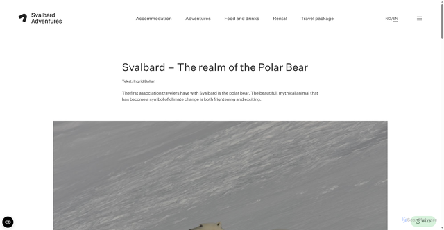 Security scan screenshot of https://svalbardadventures.com/en/blog/svalbard-the-realm-of-the-polar-bear/