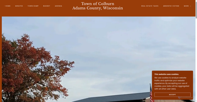Security scan screenshot of https://colburnadamswi.gov/