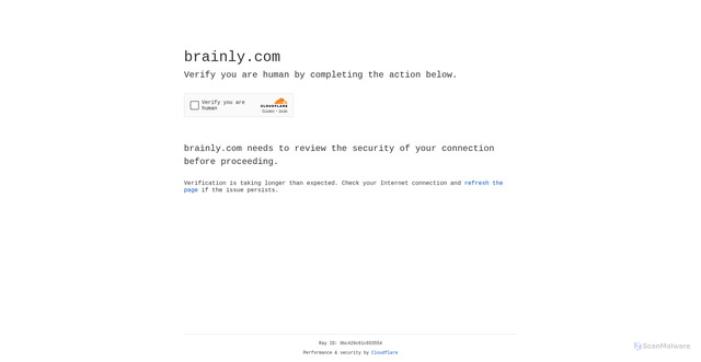 Security scan screenshot of https://brainly.com