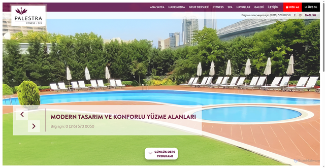 Security scan screenshot of https://www.palestra.com.tr/