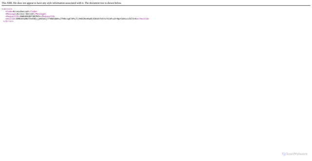 Security scan screenshot of https://platformbreakout.s3.us-west-1.amazonaws.com