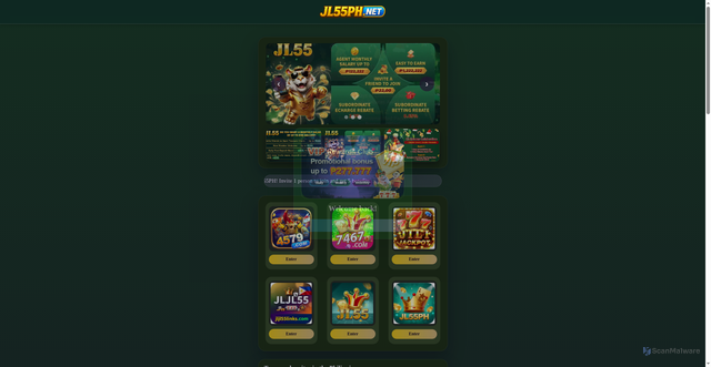 Security scan screenshot of https://jl55ph.cc/?host=https://8de2y4.com?ch=64285