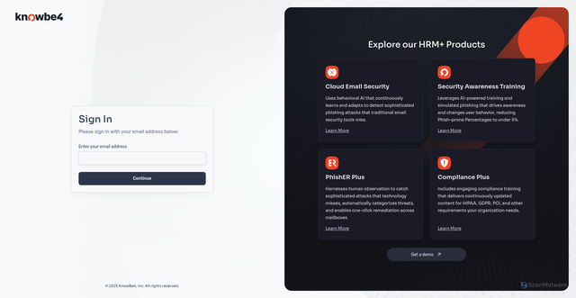 Security scan screenshot of https://us1.defend.egress.com