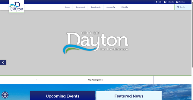 Security scan screenshot of https://www.daytonmn.gov/