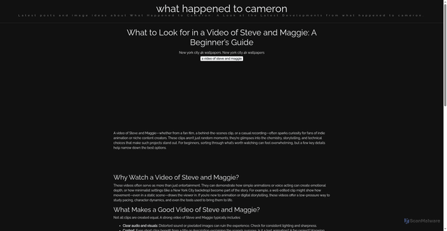 Security scan screenshot of https://lensacerdascorner-dpuv9krdmclz.edgeone.app/a-video-of-steve-and-maggie.html