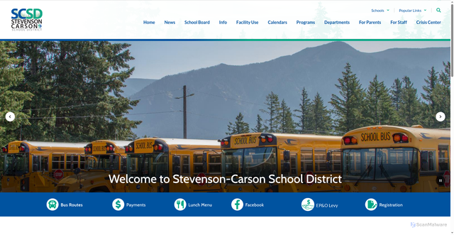 Security scan screenshot of https://www.scsd303.org/